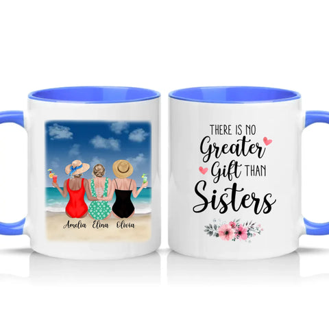 Two Tone 11oz Mug Medium Blue