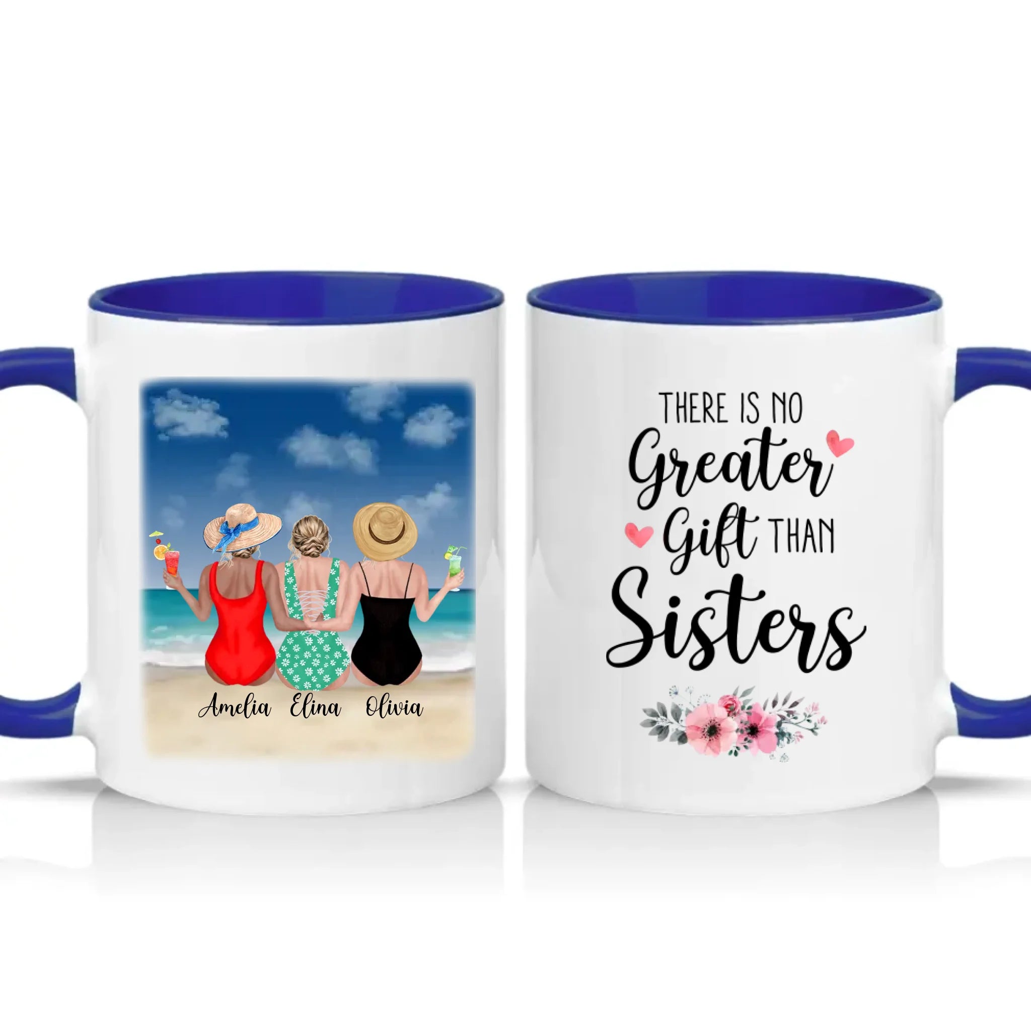 Two Tone 11oz Mug Dark Blue