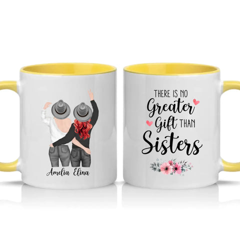 Two Tone 11oz Mug Yellow