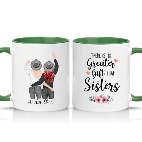 Two Tone 11oz Mug Racing Green