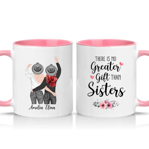 Two Tone 11oz Mug Pink