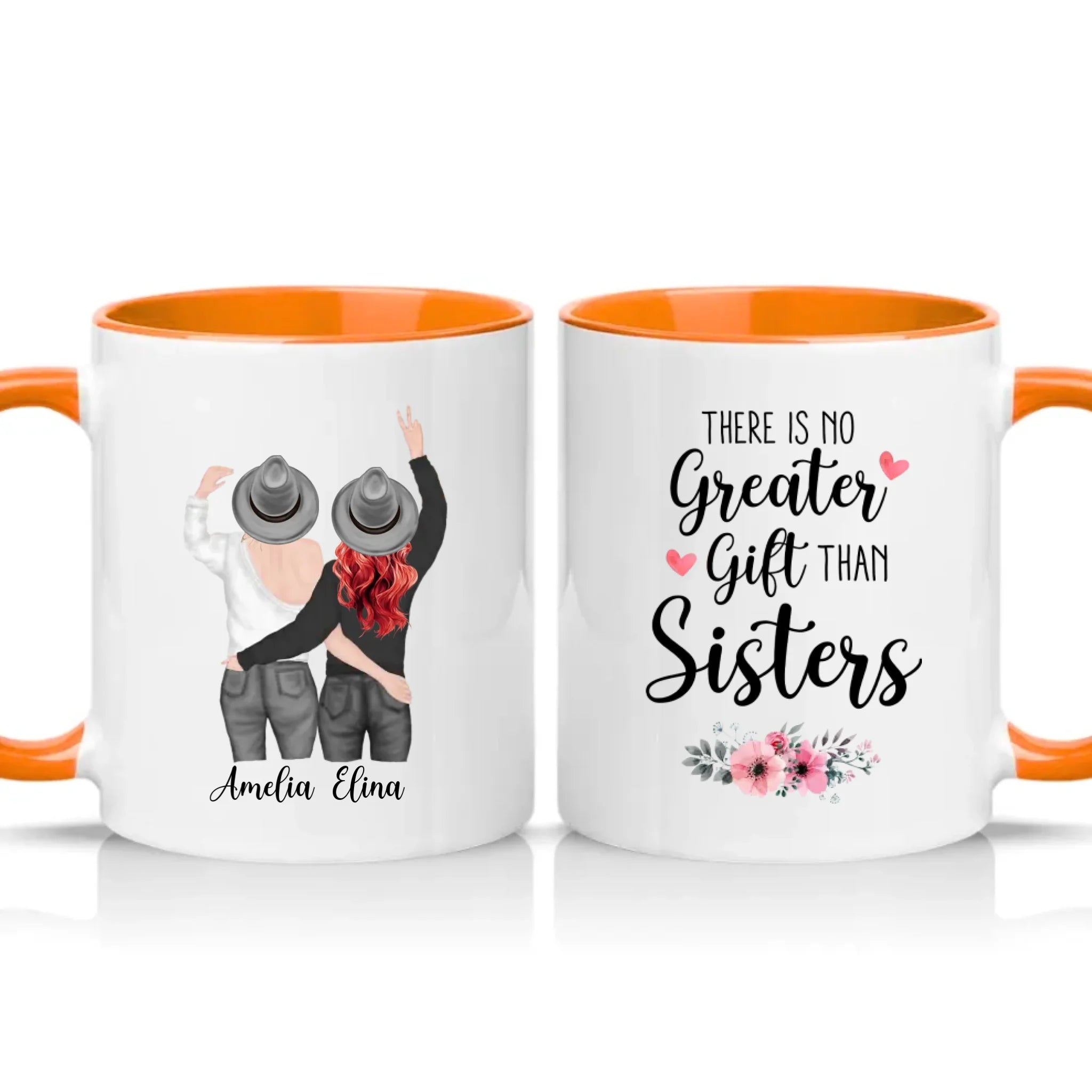 Two Tone 11oz Mug Orange