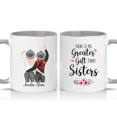 Two Tone 11oz Mug Grey