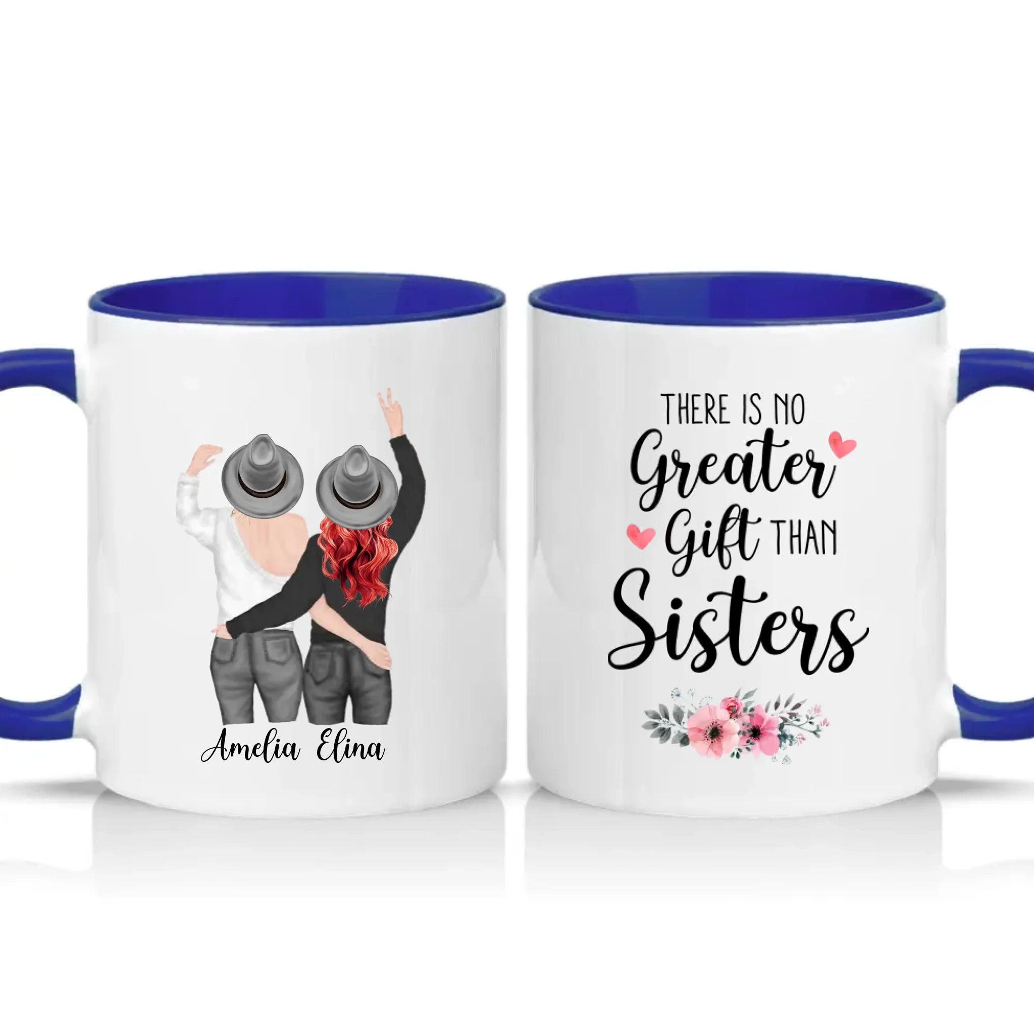 Two Tone 11oz Mug Dark Blue