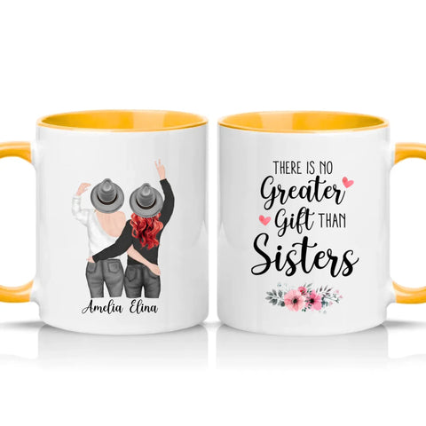 Two Tone 11oz Mug Golden Yellow