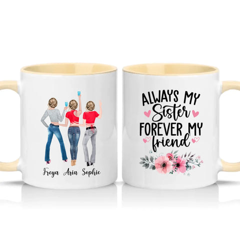 Two Tone 11oz Mug Cream