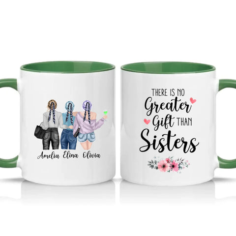 Two Tone 11oz Mug Racing Green
