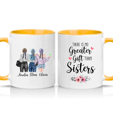 Two Tone 11oz Mug Golden Yellow