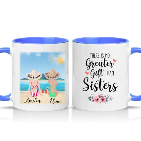 Two Tone 11oz Mug Medium Blue