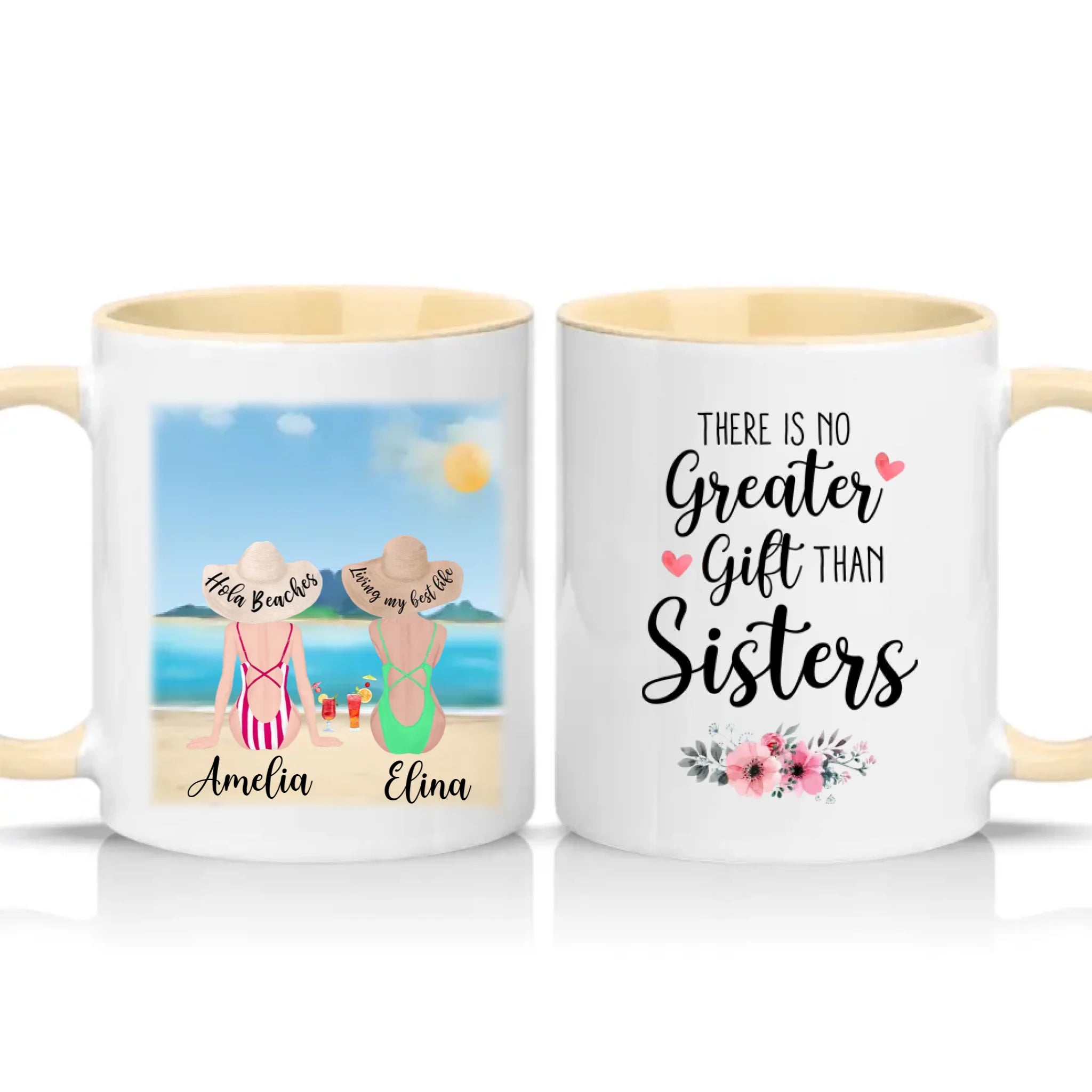 Two Tone 11oz Mug Cream