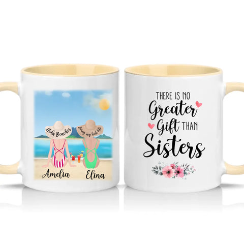 Two Tone 11oz Mug Cream