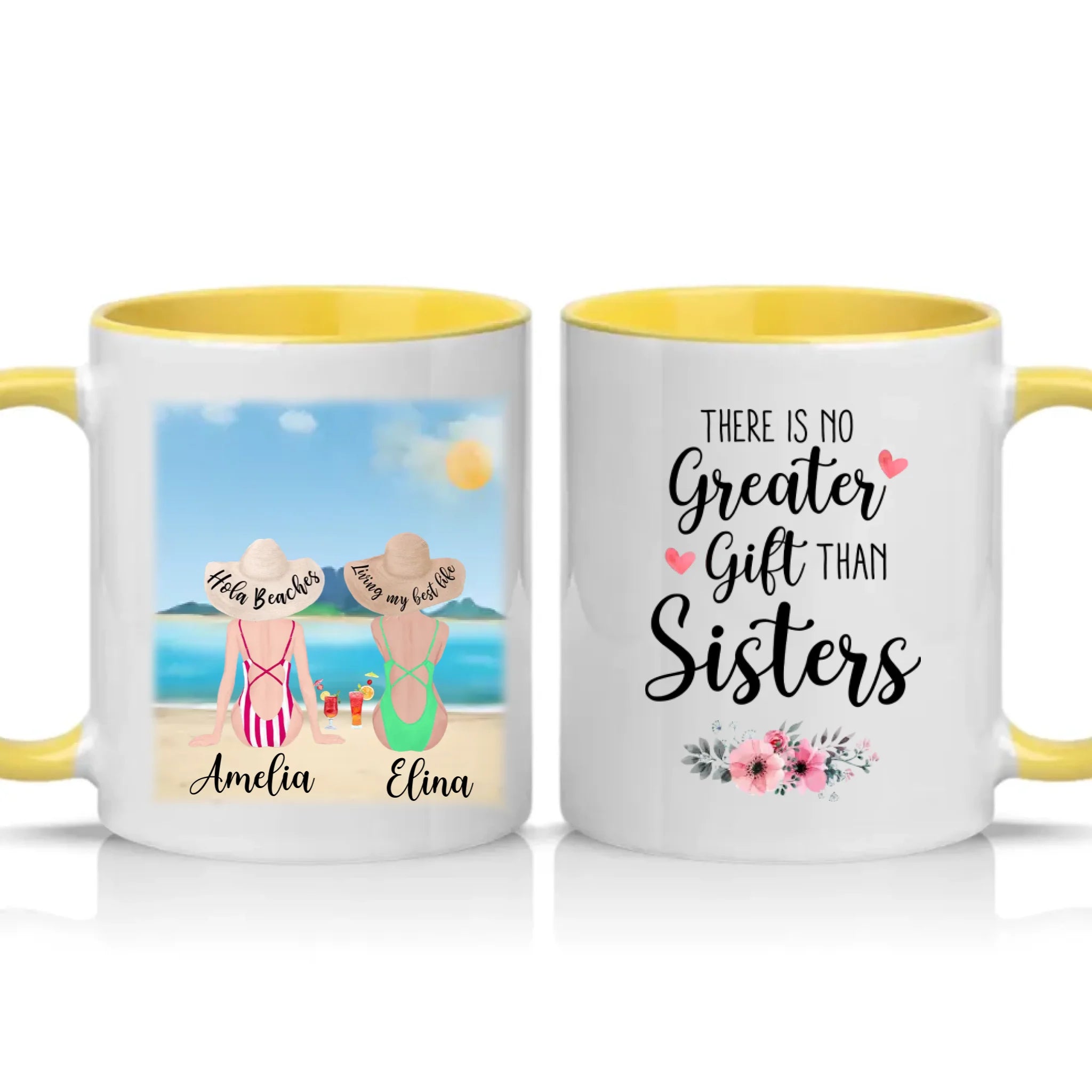 Two Tone 11oz Mug Yellow