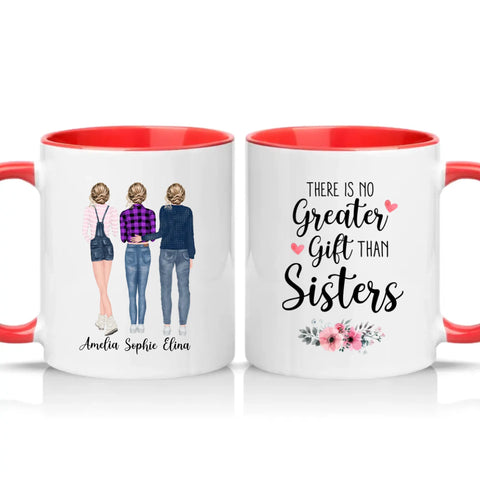 Two Tone 11oz Mug Red