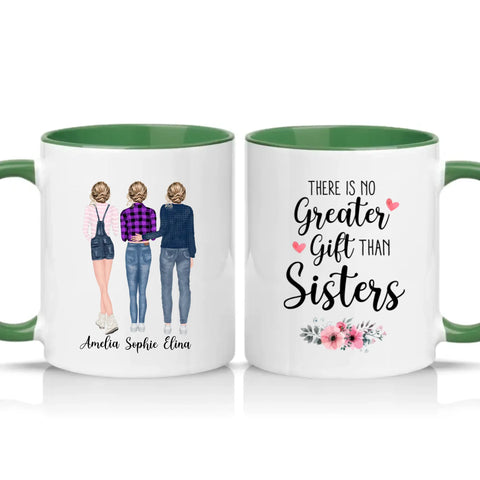 Two Tone 11oz Mug Racing Green