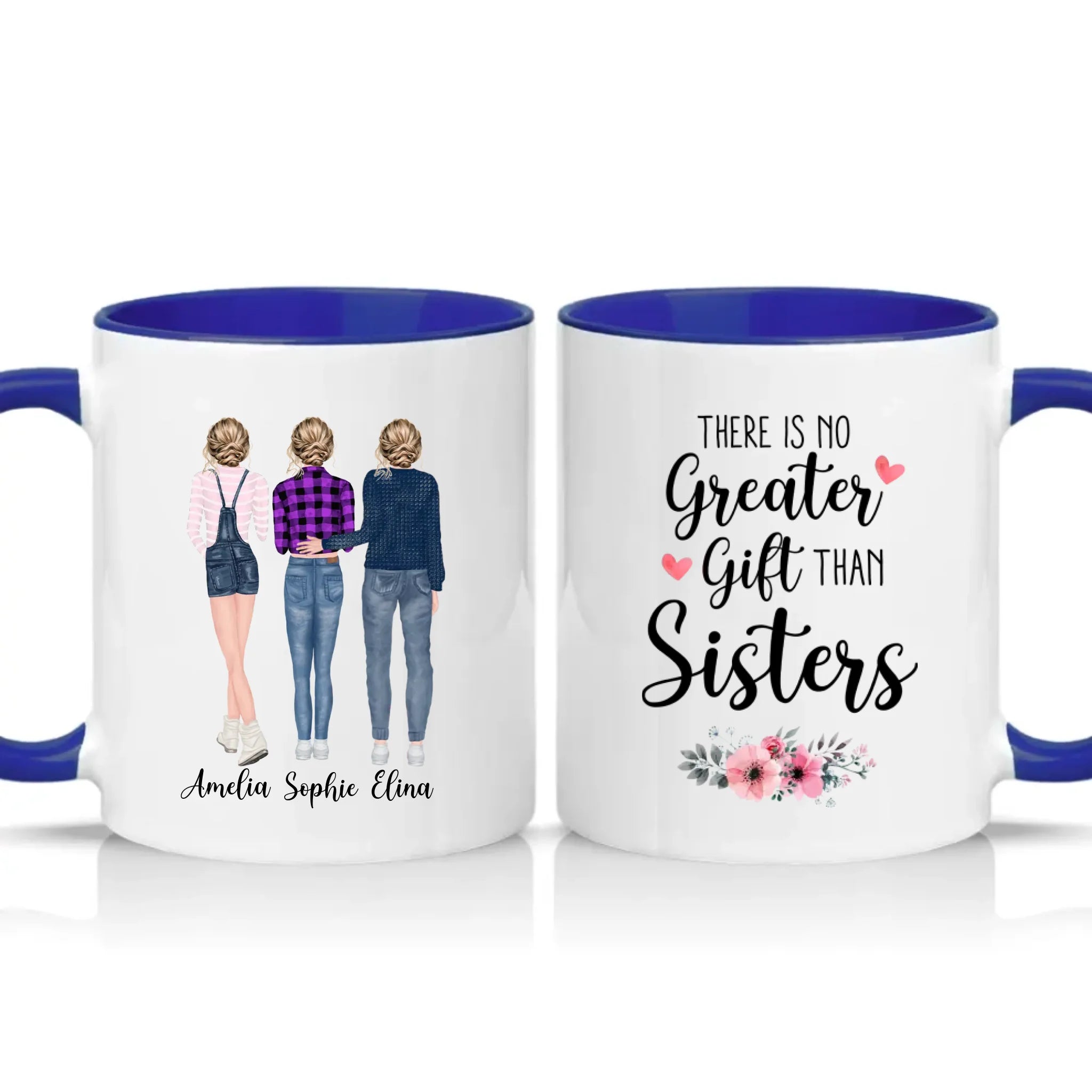 Two Tone 11oz Mug Dark Blue