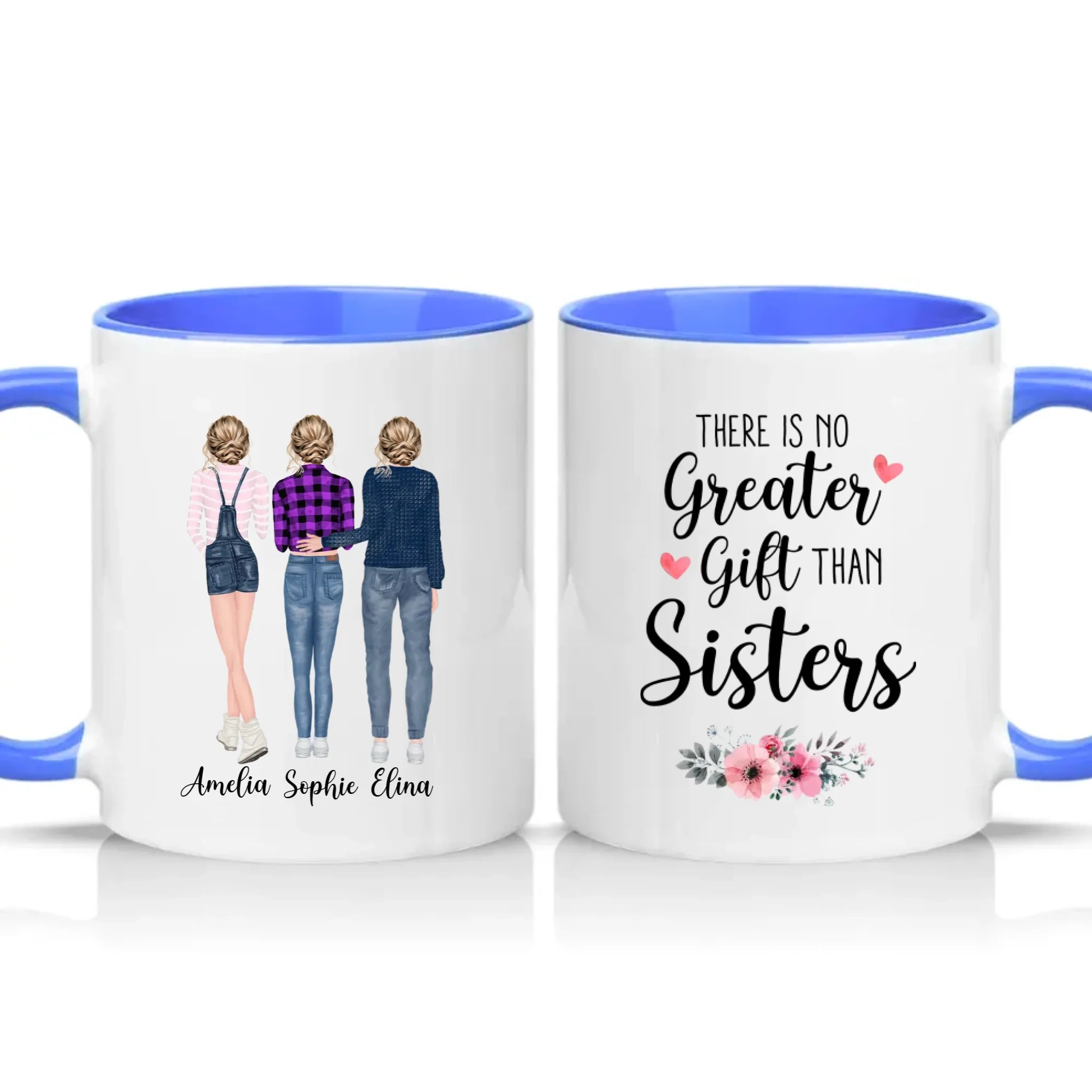 Two Tone 11oz Mug Medium Blue