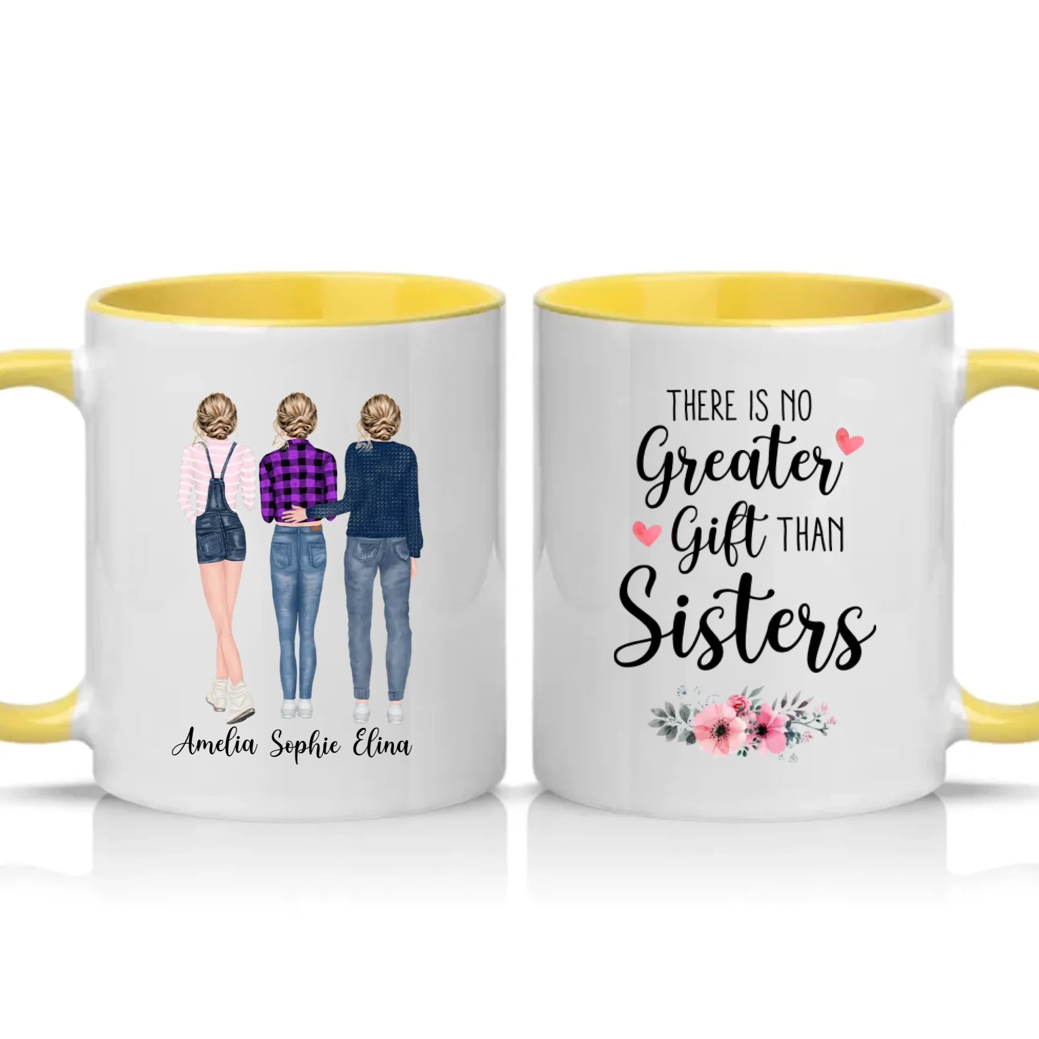 Two Tone 11oz Mug Yellow