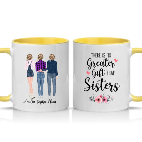 Two Tone 11oz Mug Yellow