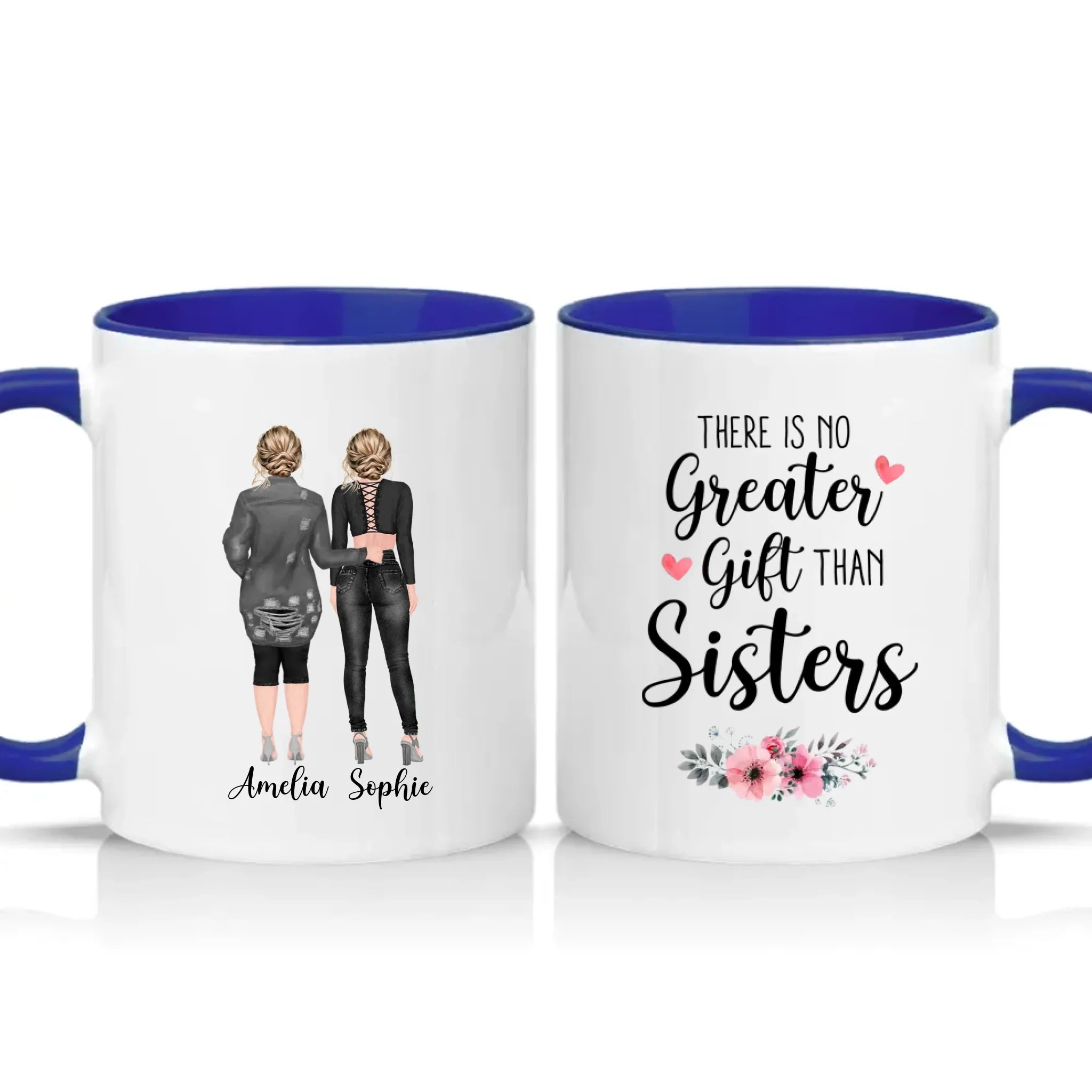 Two Tone 11oz Mug Dark Blue