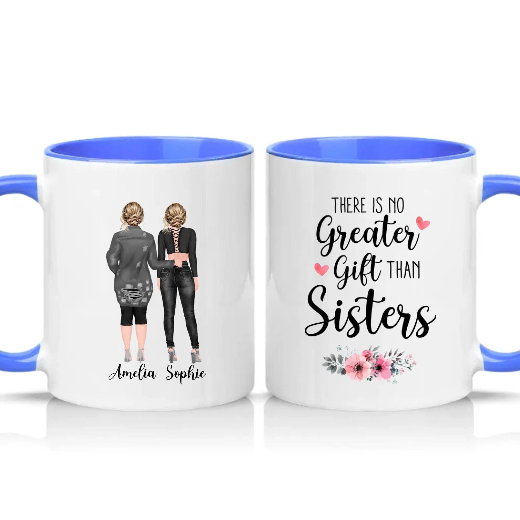 Two Tone 11oz Mug Medium Blue