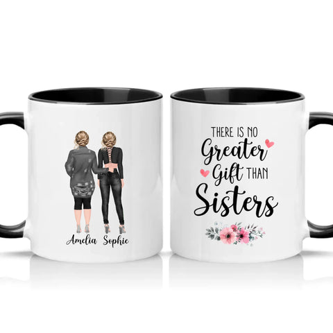 Two Tone 11oz Mug Black