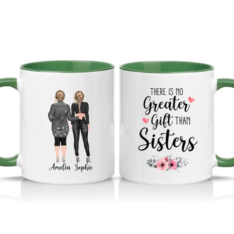 Two Tone 11oz Mug Racing Green