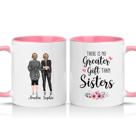 Two Tone 11oz Mug Pink