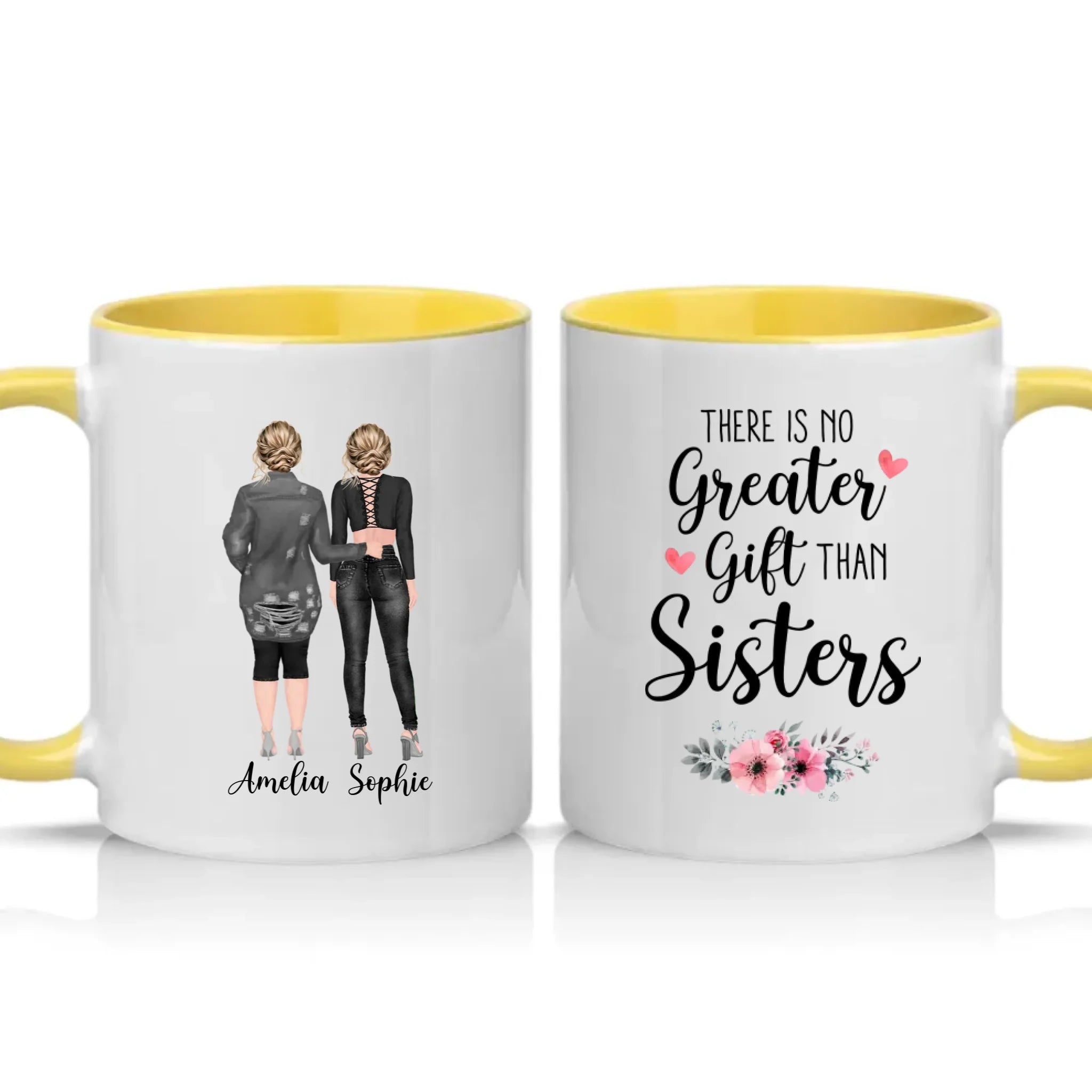 Two Tone 11oz Mug Yellow