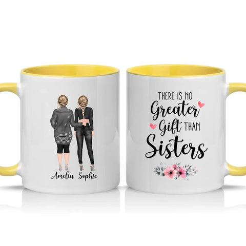Two Tone 11oz Mug Yellow