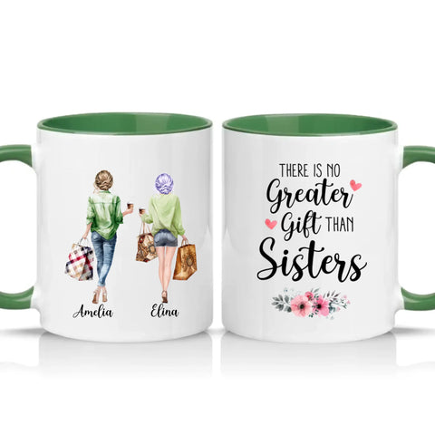 Two Tone 11oz Mug Racing Green