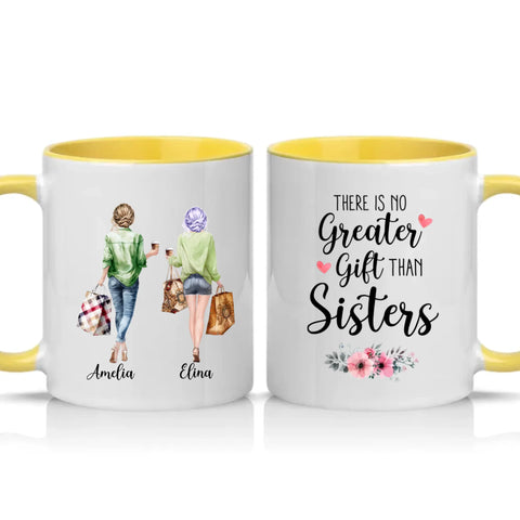 Two Tone 11oz Mug Yellow