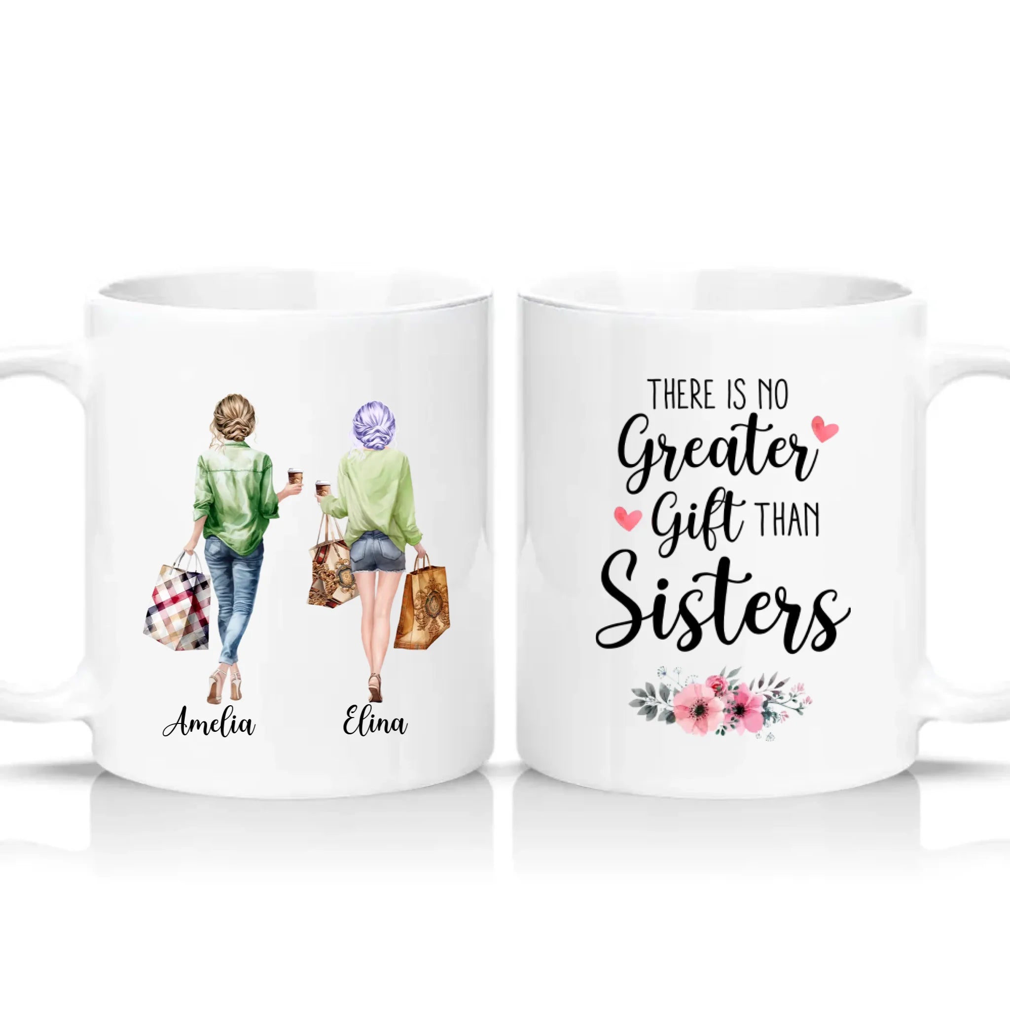 Two Tone 11oz Mug White