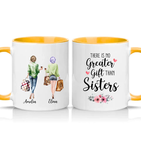 Two Tone 11oz Mug Golden Yellow