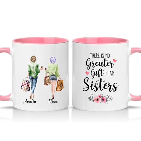 Two Tone 11oz Mug Pink