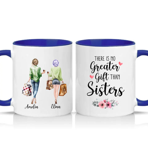 Two Tone 11oz Mug Dark Blue