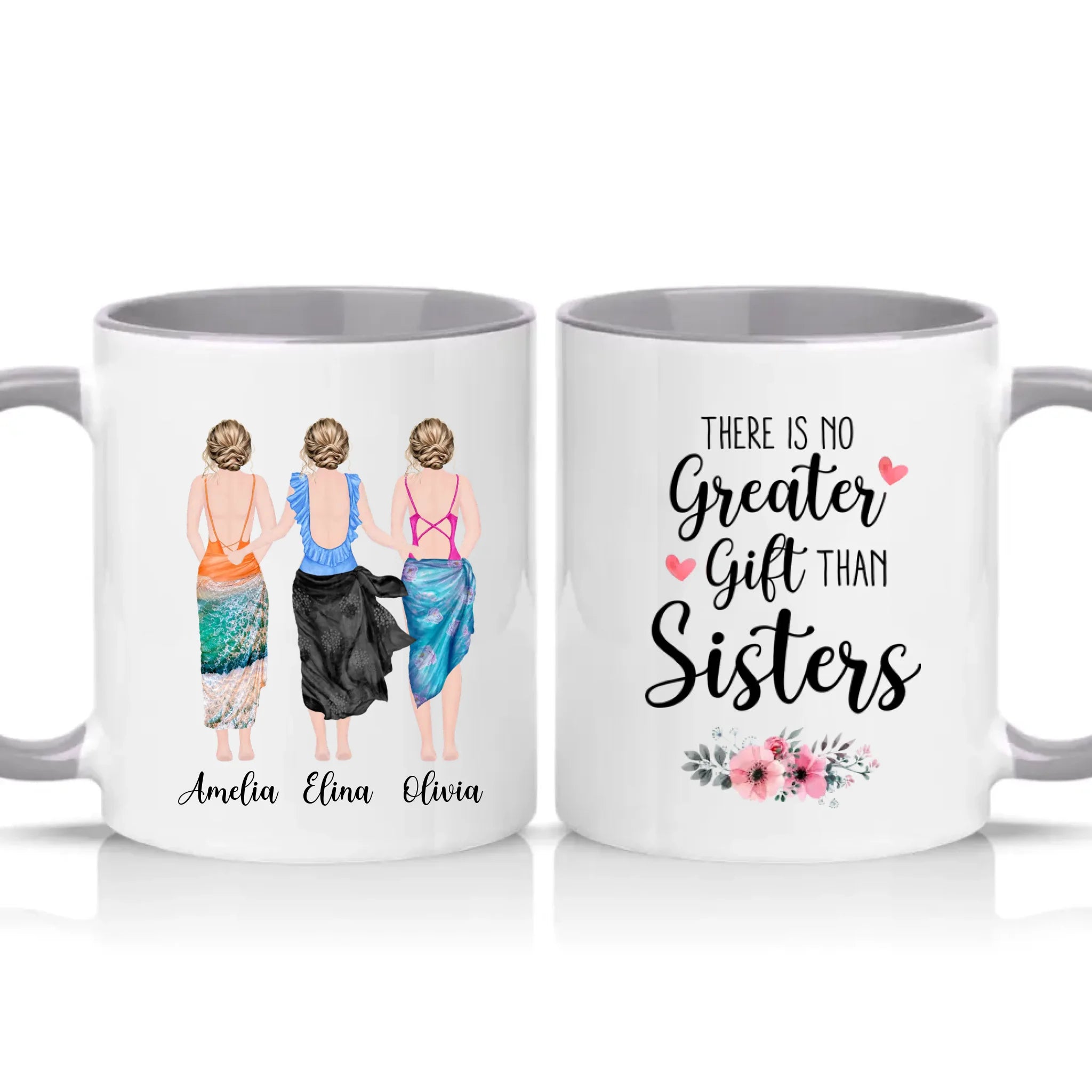 Two Tone 11oz Mug Grey