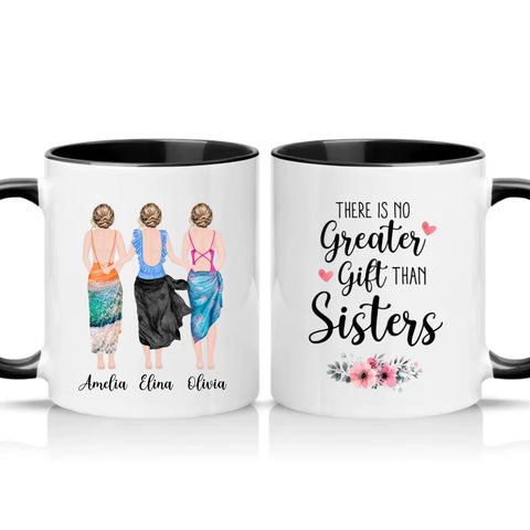 Two Tone 11oz Mug Black