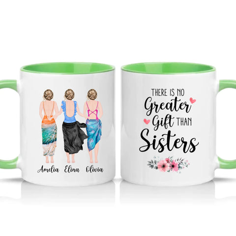 Two Tone 11oz Mug Green