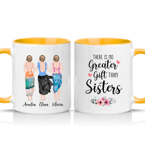 Two Tone 11oz Mug Golden Yellow