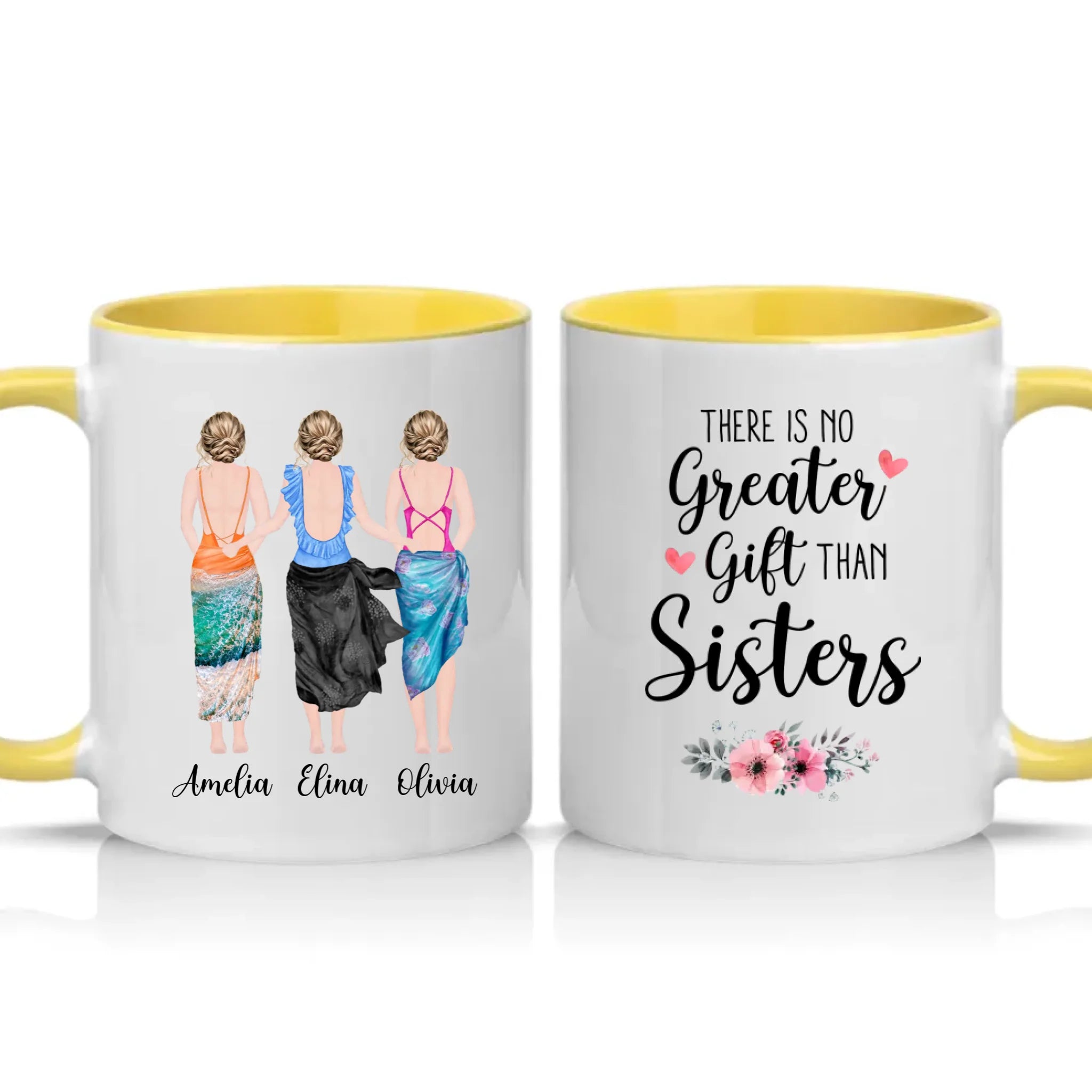 Two Tone 11oz Mug Yellow