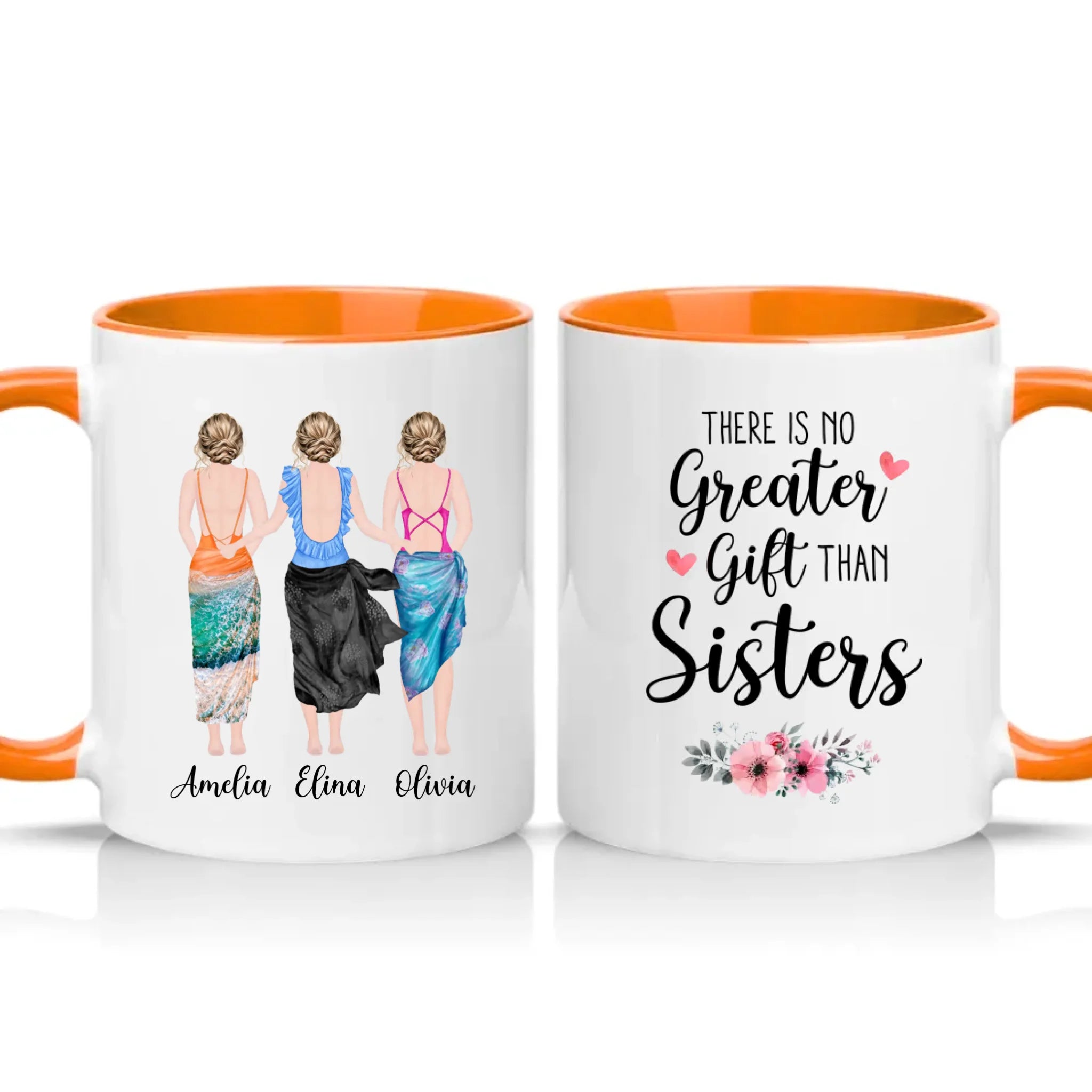 Two Tone 11oz Mug Orange