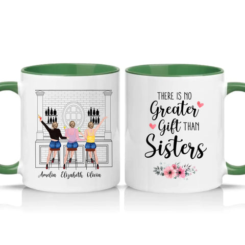 Two Tone 11oz Mug Racing Green
