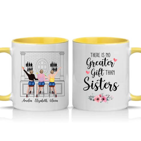 Two Tone 11oz Mug Yellow