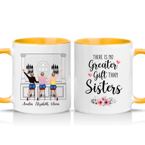 Two Tone 11oz Mug Golden Yellow