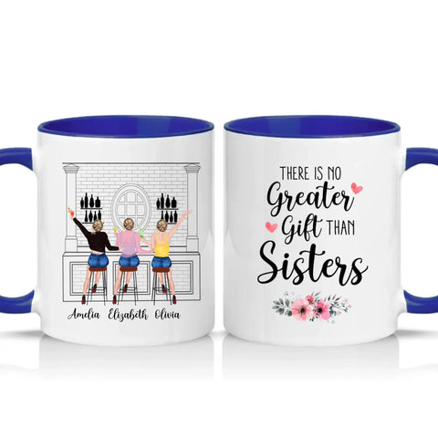 Two Tone 11oz Mug Dark Blue