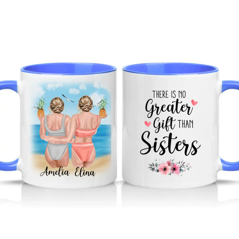 Two Tone 11oz Mug Medium Blue