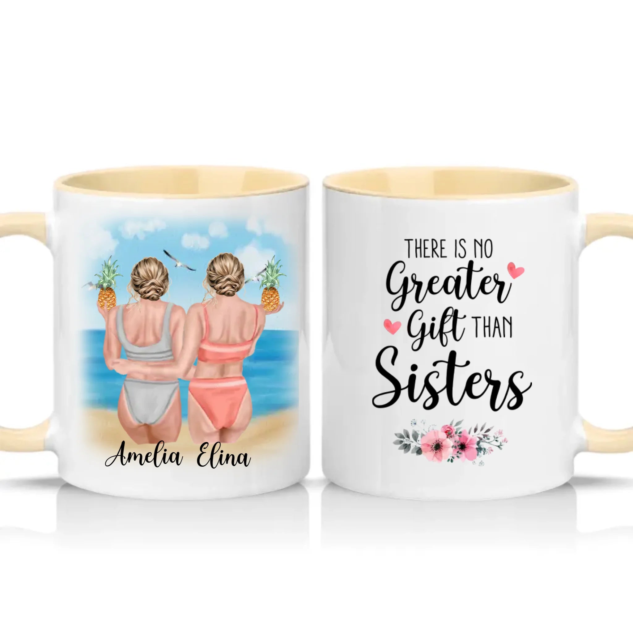 Two Tone 11oz Mug Cream