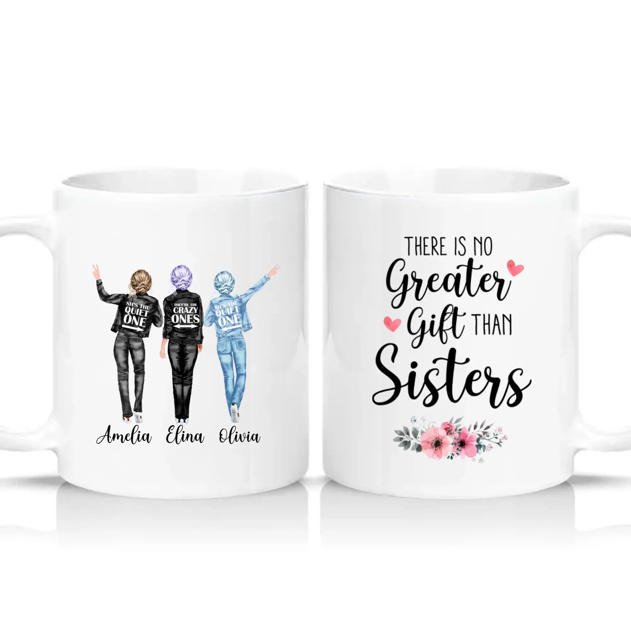 Two Tone 11oz Mug White