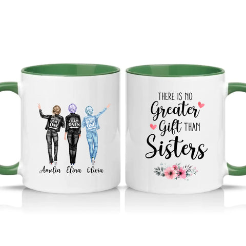 Two Tone 11oz Mug Racing Green