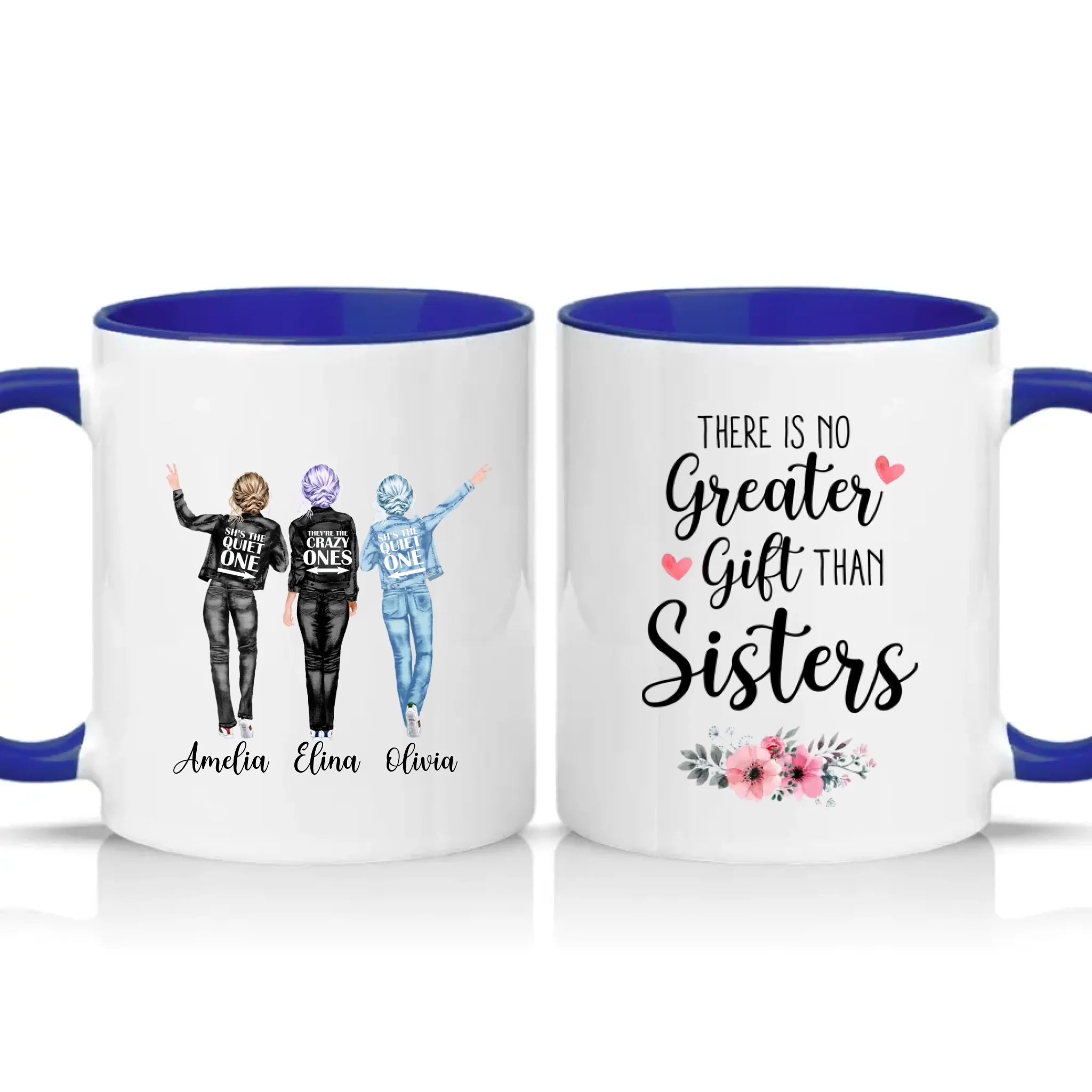 Two Tone 11oz Mug Dark Blue